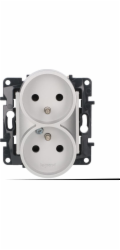 Legrand Nilee Step Double 2x2p+z více snímků, šroubovací svorky, se srážením kontaktů z hliníku 863334