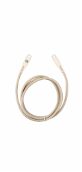 Tellur Green Data Cable Type-C to Type-C 3A PD60W 1m nylon cream
