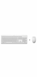 HP 230 Wireless Mouse and Keyboard Combo (White) CZ/SK - bezdrátová klávesnice a myš
