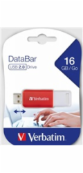 Verbatim DataBar USB 2.0    16GB cervena