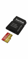 SanDisk micro SDXC karta 128GB Extreme PLUS (200 MB/s Class 10, UHS-I U3 V30) + adaptér