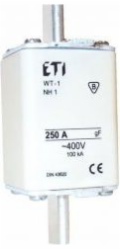Etipo ETI Polam NH1 pojistková vložka 004139117 gF 100A 500V WT-1/gF/100A/P/500V rychl.