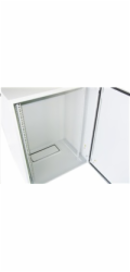 XtendLan Venkovní rozvaděč pro 19", 17U, hloubka 450mm, IP55, 3-bodový zámek, šedý