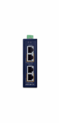 Planet IPOE-260-12V Planet IPOE-260-12V PoE průmyslový injektor, 2x port, 4x1Gb, 2x 802.3at 36/72W, DIN, IP30, -40~75°C, dual power 12-56VDC