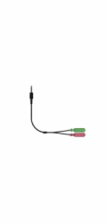 GENIUS audio adaptér 2x female 3,5mm jack na 1x male 3,5" jack