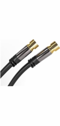 PremiumCord Satelitní antenní HQ kabel F male - F male (135 dB) 4x stíněný 1,5m