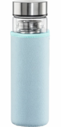 Hama Glass Bottle with Cover 450ml for hot + cold  181598