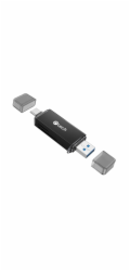 C-TECH čtečka karet UCR-02-AL, USB 3.0 TYPE A/ TYPE C, SD/micro SD