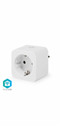 NEDIS Wi-Fi chytrá zásuvka/ měřič výkonu/ 16A/ typ F/ Android/ iOS/ Nedis® SmartLife/ bílá