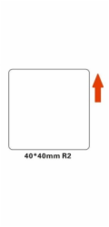 Niimbot štítky R 40x40mm 180ks White pro B21, B21S, B3S, B1