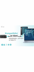 i-tec dokovací stanice Gen2 Thunderbolt 3/ Triple display/ 2x USB-A 3.2/ 2x USB 2.0/ 2x USB-C/ 2x DP/ HDMI/ LAN/ PD 100