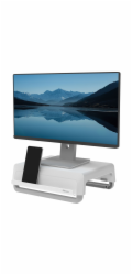 Stojan Fellowes BREYTA, pod monitor, 3 pozice, bílý