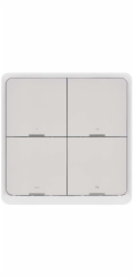 GoSmart Přenosný ovladač scén IP-2004ZW, ZigBee 3.0, 4-tlačítkový