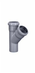 T-kus pro vnitřní kanalizaci HTplus, O 75 / 75 mm, 67°