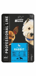SUPER BENO Adult Small a medium Rabbit - Mokré krmivo pro psy - 100 g
