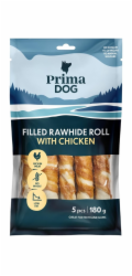 SROILOVANÁ KŮŽE PRO PSY PRIMADOG KUŘE 5KS 180G