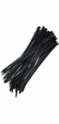Upevňovací popruh Elematic, 4,5 x 290 mm, černý