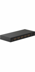 goobay HDMI switch box 4 to 1 (4K @ 60Hz), s audio výstupem, HDMI switch