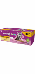 WHISKAS Junior Poultry in jelly - mokré krmivo pro kočky - 40 x 85g