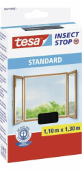 Tesa ® Insect Stop síť proti hmyzu na okna s suchým zipem, antracitová