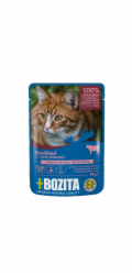 Bozita Sterylizowane kawałki w galaretce z wołowiną mokra karma dla kota 85g