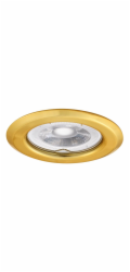 Kanlux Argus II vestavná lampa, 10W, GU10, zlatá