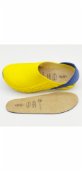 Scholl Evoflex  - unisex dřeváky žlutá, velikost 38