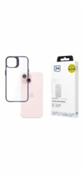 3mk ochranný kryt Satin Armor Case+ Purple pro Apple iPhone 15