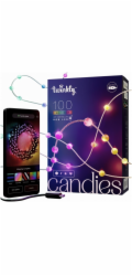 Twinkly Candies LED osvětlení pro vánoční stromek TWKP100RGB-T 6 m 100 světel ve tvaru perel