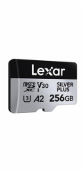 Lexar Paměťová karta Silver Plus MicroSDXC 256 GB třída 10 UHS-I/U3 A2 V30 (LMSSIPL256G-BNANU)