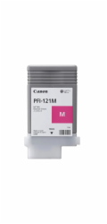 Canon Originální inkoustová kazeta PFI-121 M, 6267C001, purpurová, 130ml