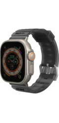 Řemínek pro Apple Watch Skinarma Shokku 49/45/44 mm kouř/kouř