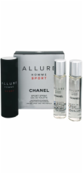 Chanel Allure Homme Sport EdT 3x20 ml Pro muže plnitelný flakón