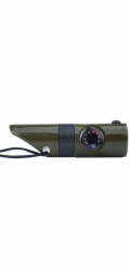 Mil-Tec Píšťalka pro přežití 6 v 1 Olive
