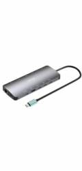 i-tec USB-C Metal Nano 3x Display Dock, 2x HDMI 1x USB-C video, Power Delivery 140W