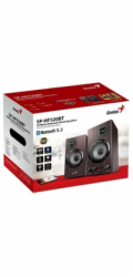 GENIUS repro SP-HF520BT Dark Brown/ 2.0/ Bluetooth 5.3/ 20W/ Dřevěné/ tmavě hnědé