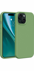 Silikonové TPU pouzdro Etteri pro iPhone 15 světle zelené
