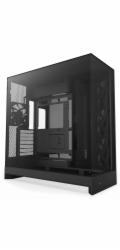 NZXT skříň H9 Flow dvoukomorová ATX / 3x140mm fan / 1x120mm / perforovaný top / proskl. bočnice, front / černá