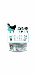 3COTY Chicken with duck Kidney care - mokré krmivo pro kočky - 80g