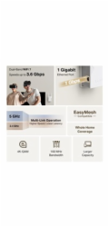WiFi extender TP-Link RE225BE WiFi 7 AP/Extender/Repeater, BE3600, 1x GLAN, fixní anténa, EasyMesh