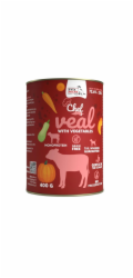 SYTA MICHA Chef Veal with vegetables - vlhké krmivo pro psy - 400g