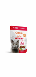 CALIBRA Cat Life Adult Beef in gravy - mokré krmivo pro kočky - 85g