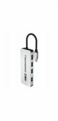 Green Cell USB-C 4v1 HUB (4×USB 3.0) – rychlý přenos 5 Gb/s, hliníkové pouzdro