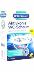 Čistič toaletních mís Dr. Beckmann s aktivním uhlím, 0,3 kg, 3 ks.