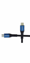 PremiumCord USB-C kabel, 3m/5A/100W/20Gbits