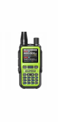 Vysílačka Baofeng UV-5R EU MINI USB-C Bluetooth VHF UHF Letecké pásmo Zelená