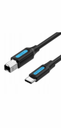 Kabel pro tiskárnu USB 2.0 typ C samec na B samec 2 m