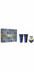 Versace Pour Femme Dylan Blue Set 50 ml parfémovaná voda + 50 ml sprchový gel + 50 ml tělové mléko
