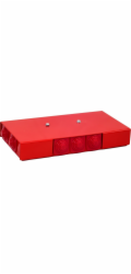 Simet Protipožární krabice PIP-2AN P3x3x4 obdélníková, E90, průchozí, rozměry 103x30x197mm, červená 84622626