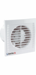 Ventika nástěnný ventilátor bílý Fi 125 mm s tažným spínačem Subtil D125Sws Vents Group Vents.d125Sws